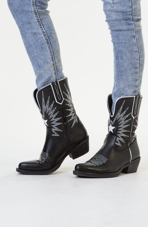 Charlie Cowboylaarzen Zwart – shoparchief — foto 3