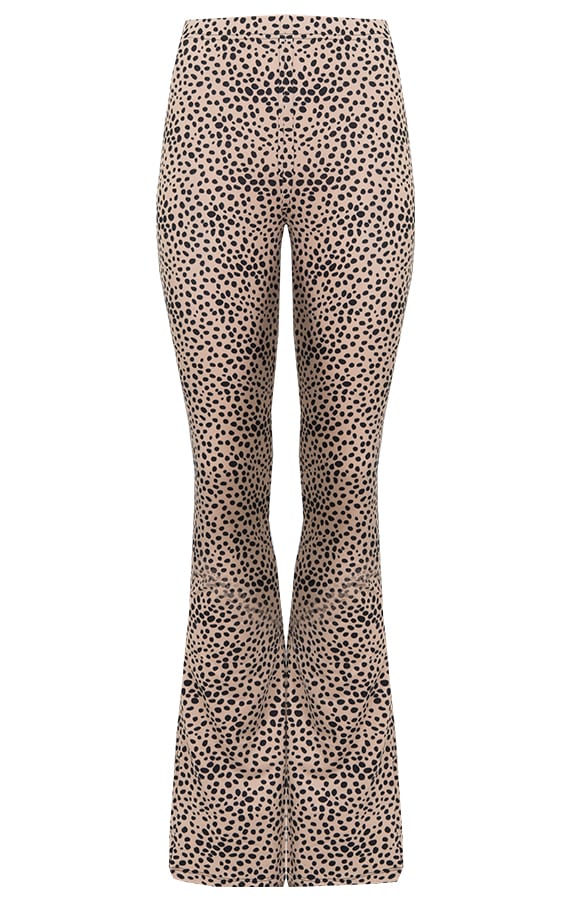 Janine Flared Broek Cheetah – shoparchief
