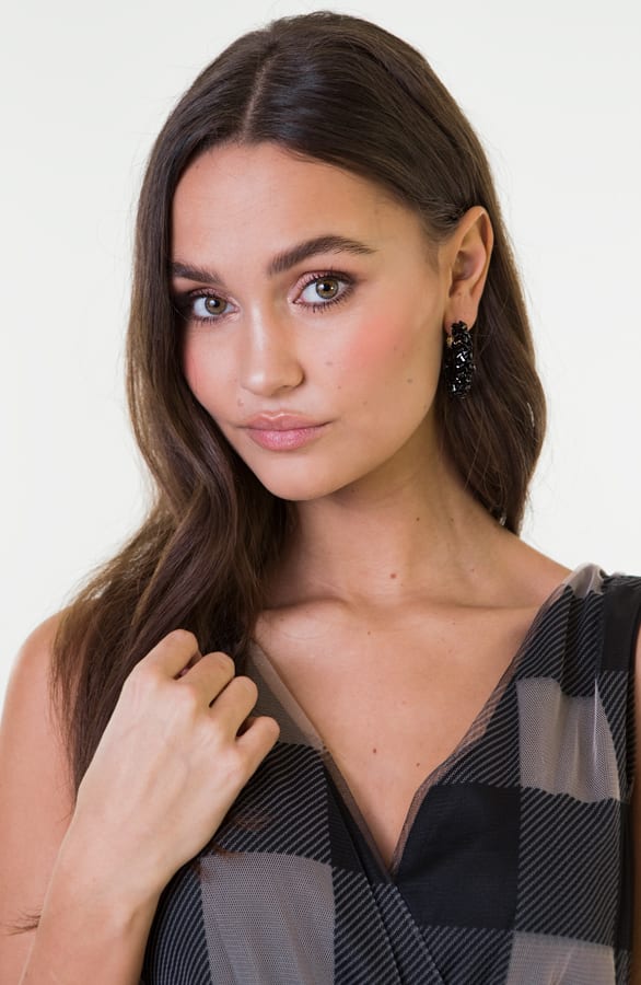 Creool Luxury Earrings Black – shoparchief — foto 3