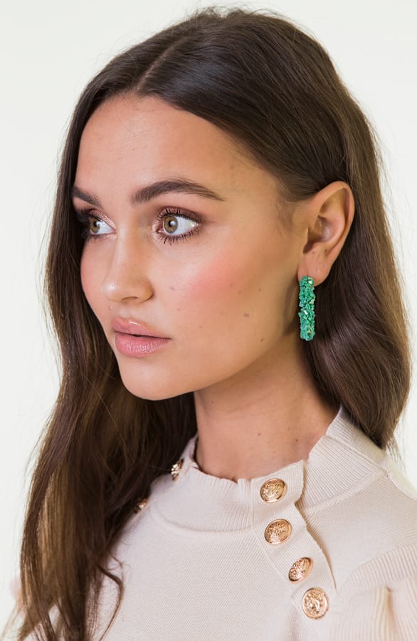 Creool Luxury Earrings Green – shoparchief — foto 3