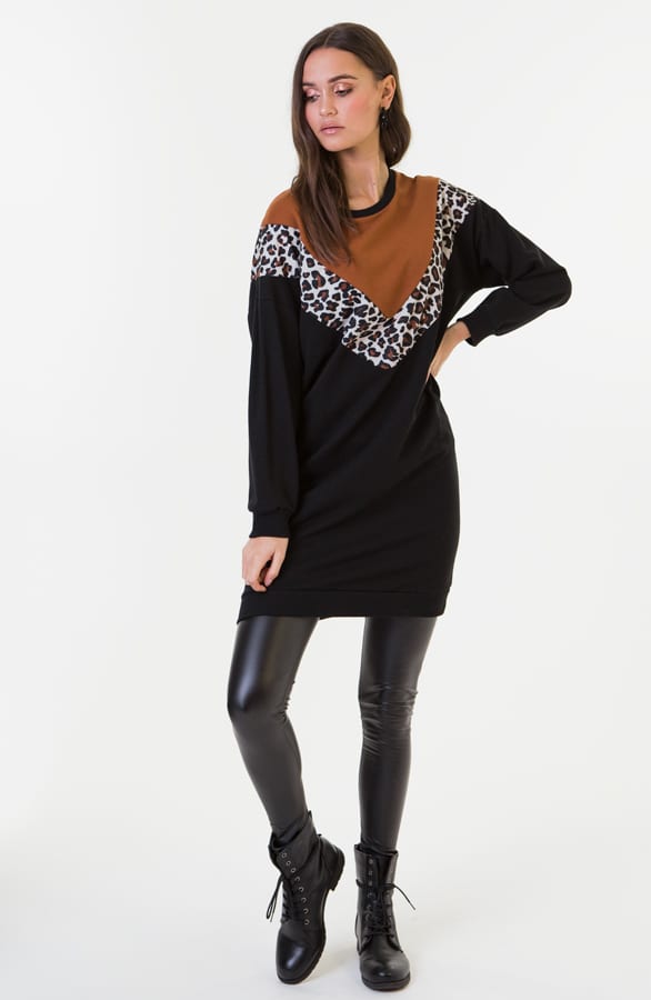 Daphne Panter Jurk Cognac – shoparchief — foto 2