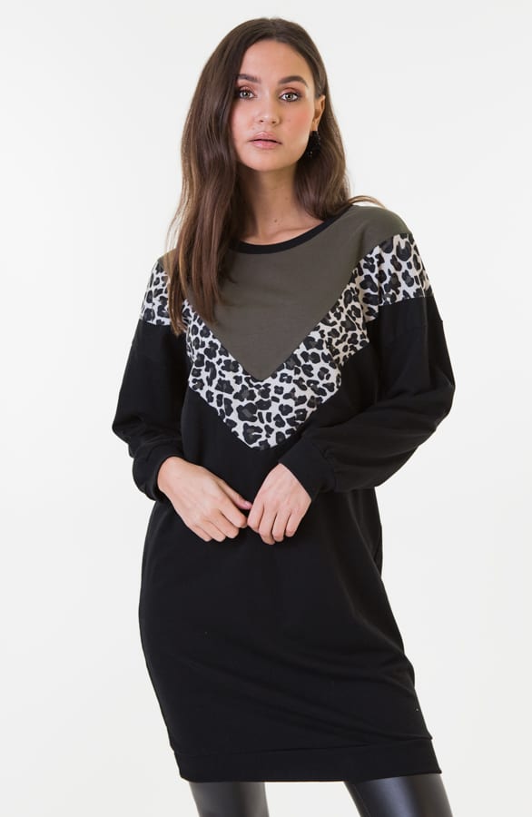 Daphne Panter Jurk Legergroen – shoparchief — foto 3