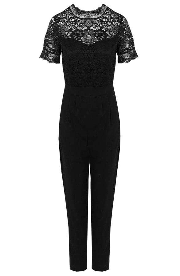Grace Jumpsuit Kant Zwart – shoparchief