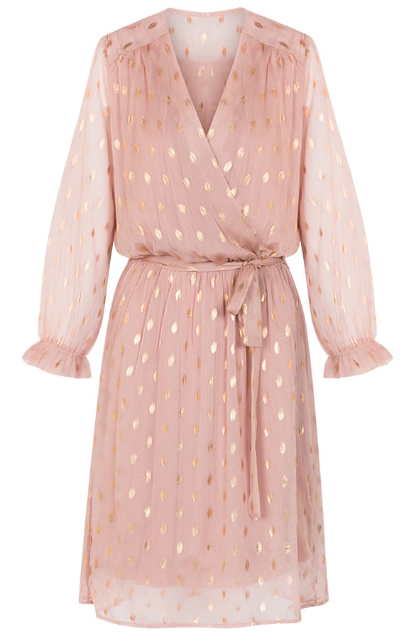 Hellen Dotted Dress Pink – shoparchief