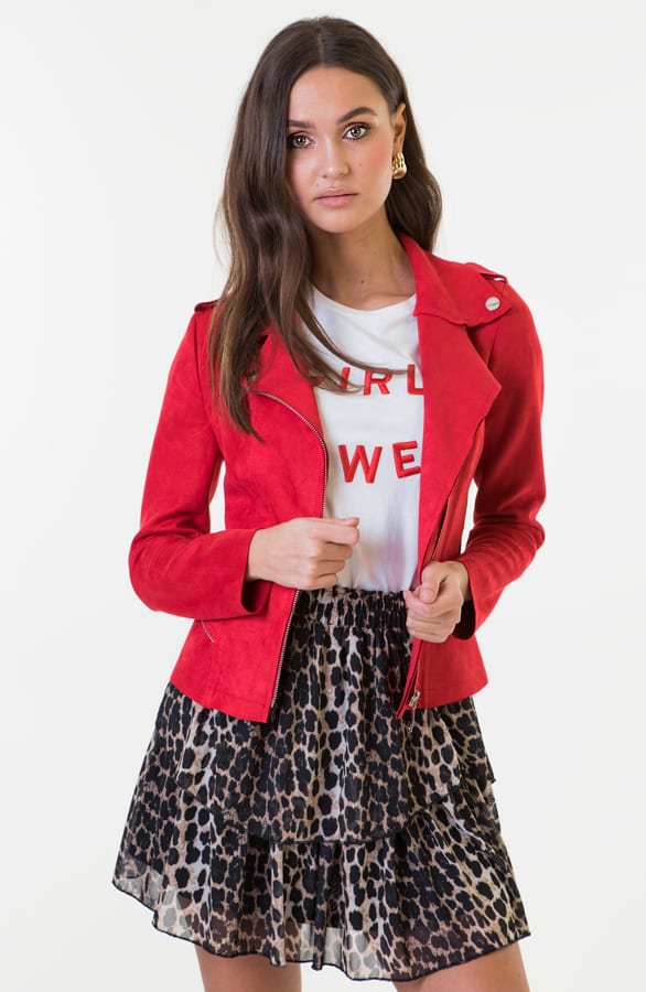 Jessie Biker Jacket Rood – shoparchief — foto 2