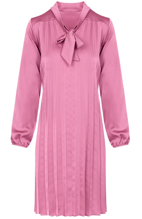 Laurie Plisse Jurk Roze – shoparchief