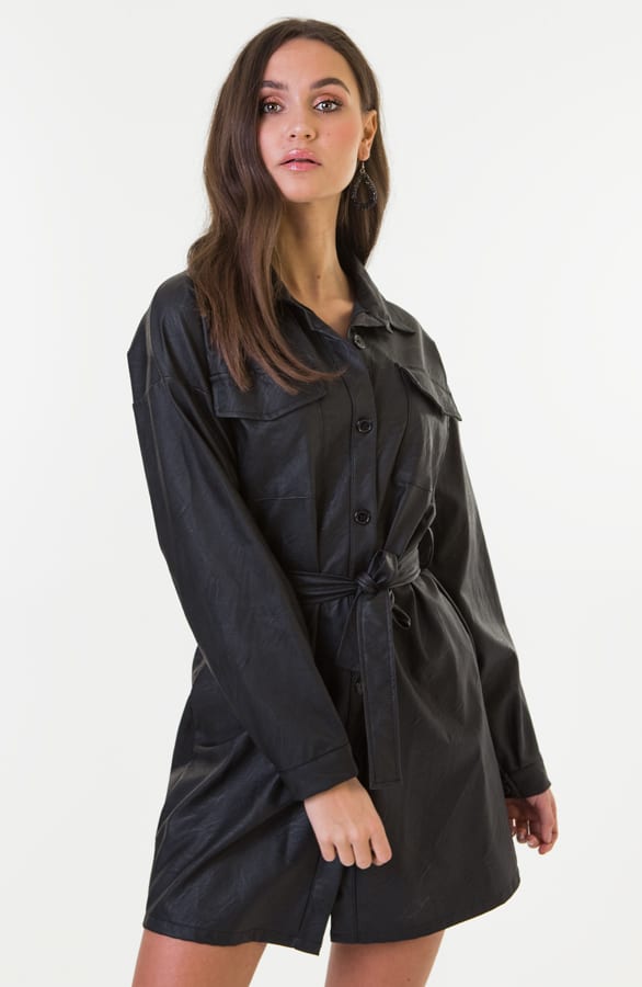 Lina Leather Dress Short – shoparchief — foto 2