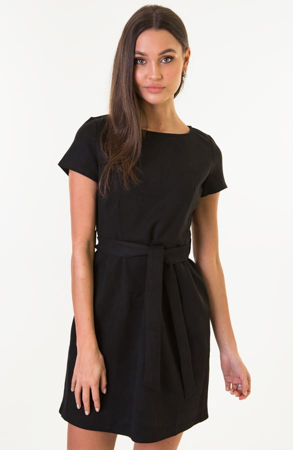 Margot Suede Jurk Zwart – shoparchief — foto 2