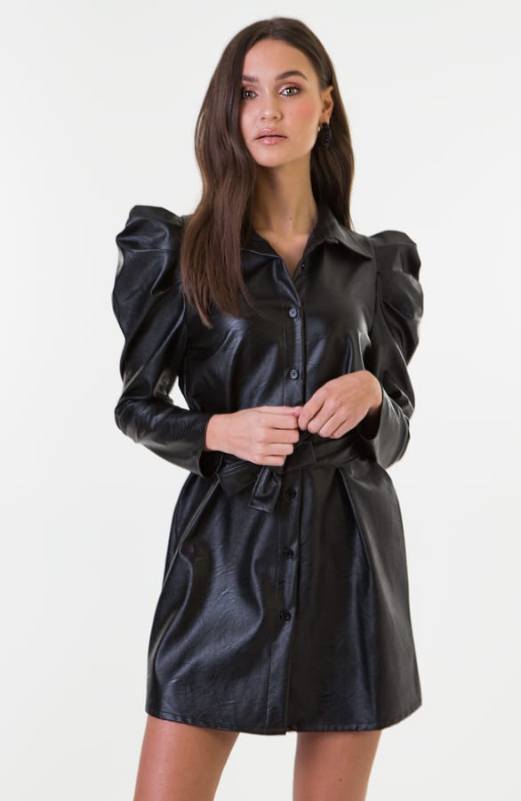 Martha Pofmouwen Leren Jurk – shoparchief — foto 6