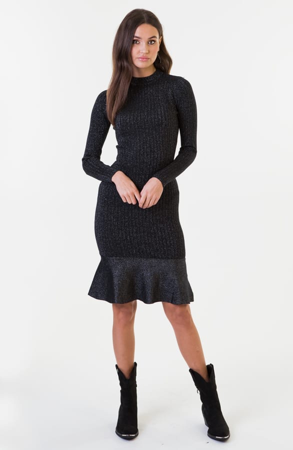 Rosie Glitter Peplum Dress – shoparchief — foto 3