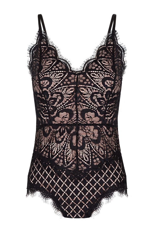 Sacha Kanten Body Zwart – shoparchief