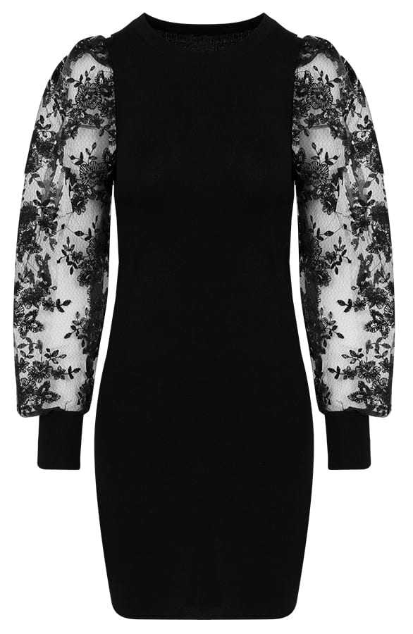 Sofie Bloemen Pofmouwen Jurk – shoparchief