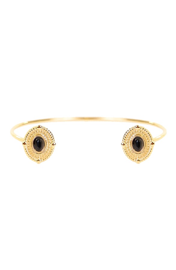 Amira Double Blackstone Armband β shoparchief