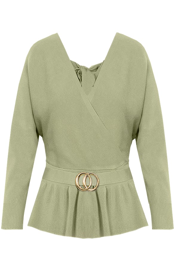 Becky Trui Met Overslag Mint – shoparchief