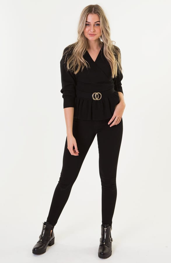 Becky Trui Met Overslag Zwart – shoparchief — foto 4
