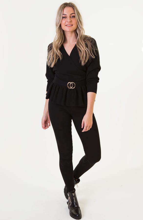 Becky Trui Met Overslag Zwart – shoparchief — foto 5