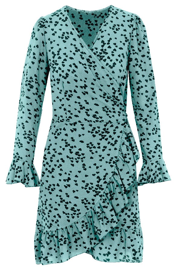 Bobbie Heart Dress Mint – shoparchief