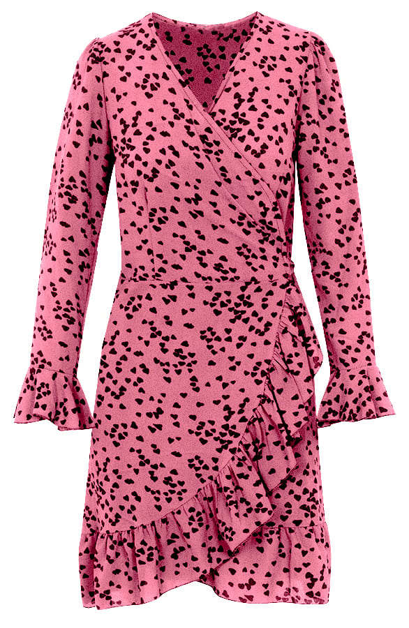 Bobbie Heart Dress Pink – shoparchief