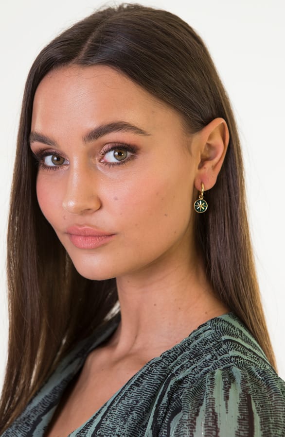Chelsey Star Earring Green – shoparchief — foto 3