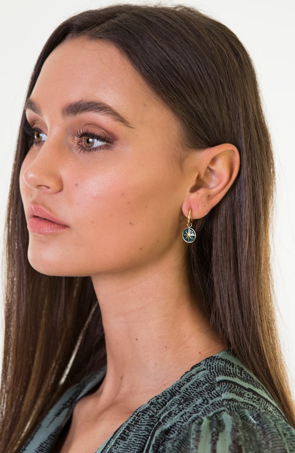 Chelsey Star Earring Green – shoparchief — foto 2