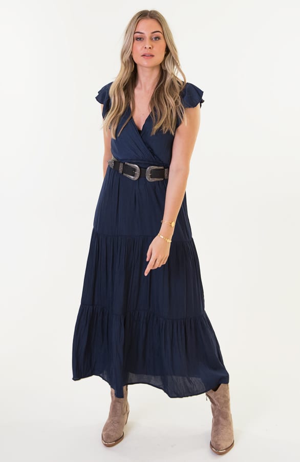 Claudia Maxi Jurk Marine – shoparchief — foto 2