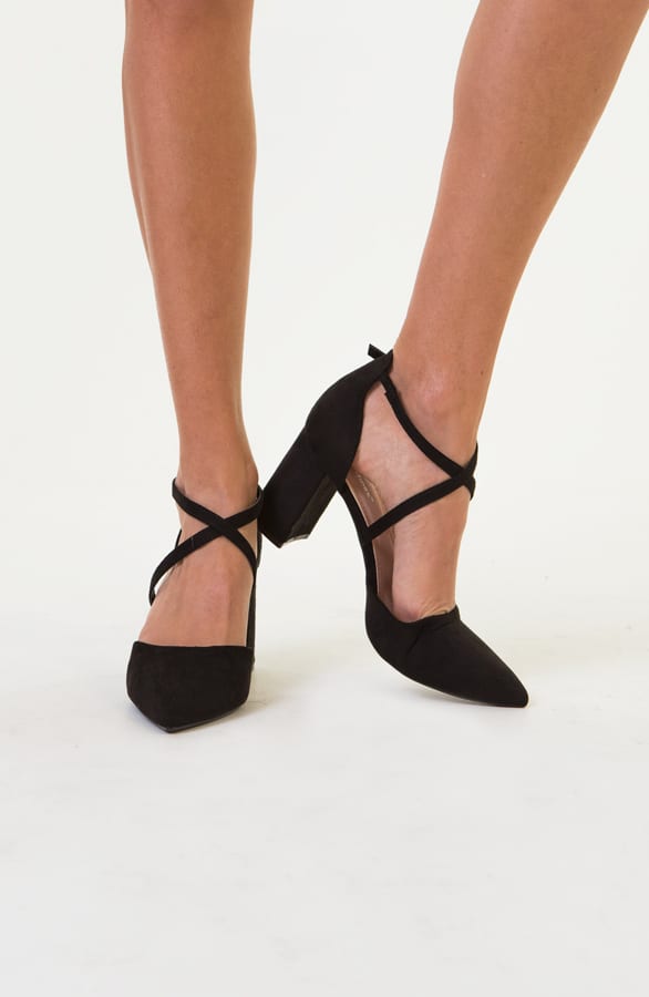 Dewi Suede Hakken Zwart – shoparchief — foto 2