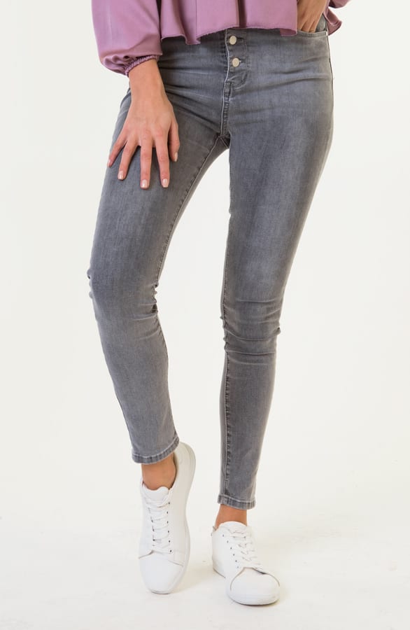 Ellen High Waist Jeans Grijs – shoparchief — foto 2