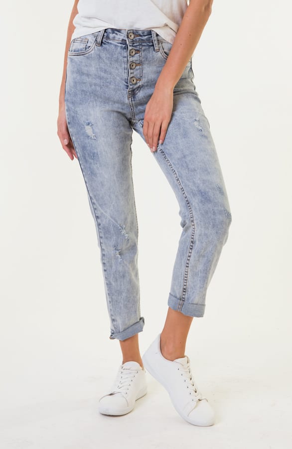 Emilia High Waist Jeans Blauw – shoparchief — foto 2