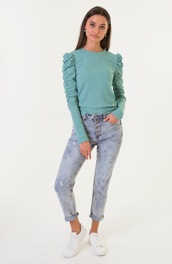 Emilia High Waist Jeans Blauw – shoparchief — foto 7