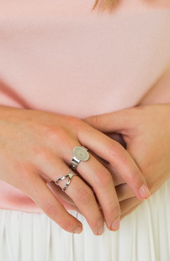 Feline Snake Zegelring Zilver – shoparchief — foto 3