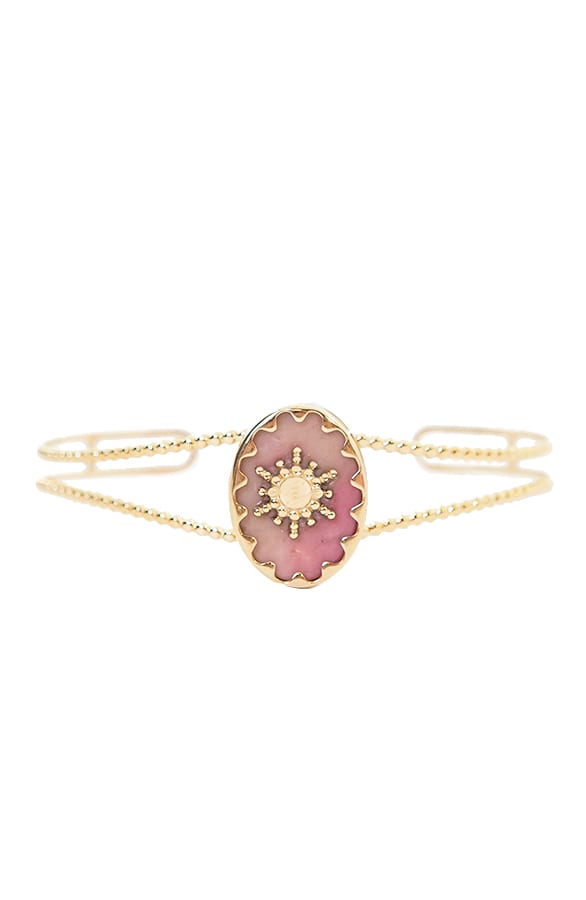 Fien Pink Stone Armband – shoparchief