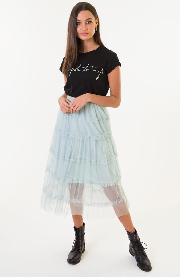 Flore Tule Rok Mint – shoparchief — foto 2