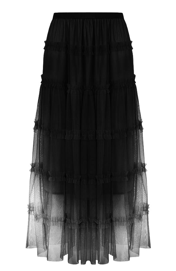Flore Tule Rok Zwart – shoparchief