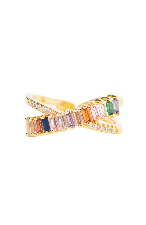 Joelle Stone Ring Multicolor – shoparchief