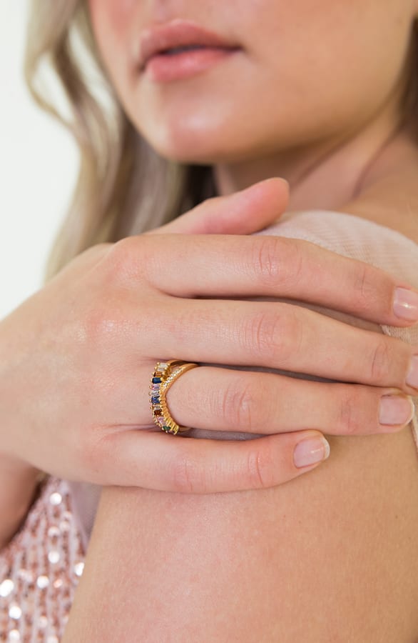 Joelle Stone Ring Multicolor – shoparchief — foto 2