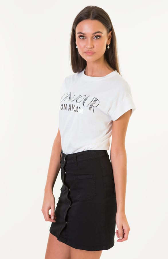 Irene Bonjour Mon Amour Top Zwart – shoparchief — foto 4