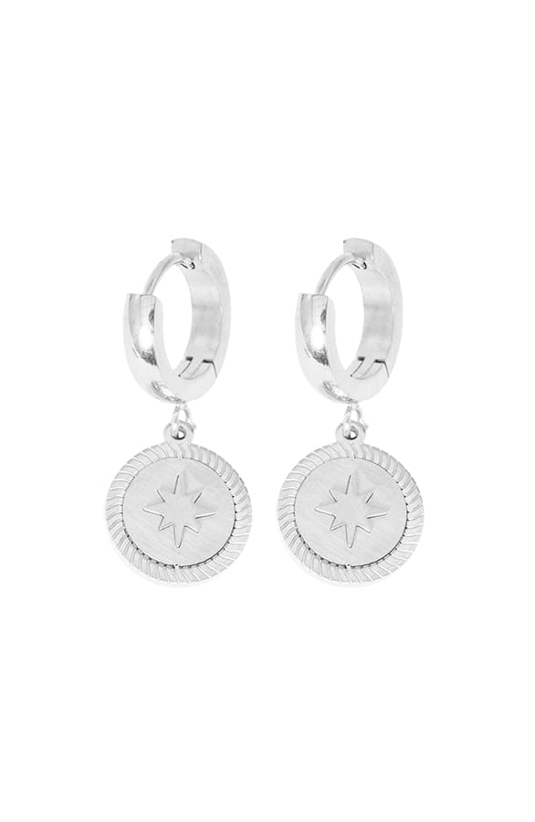 Isabel Star Earrings Silver – shoparchief