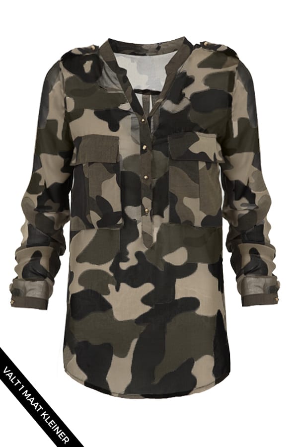 Jaimy Army Blouse – shoparchief