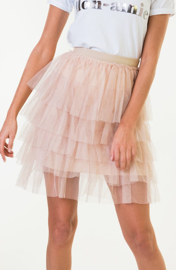 Kelly Tule Rok Dames Beige – shoparchief — foto 5