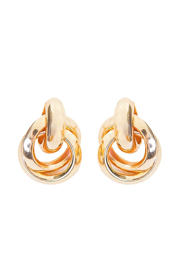 Lana Circle Earrings Goud – shoparchief