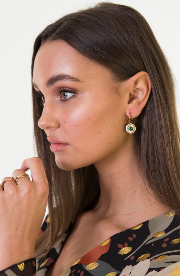 Lauren Oorbellen Groen – shoparchief — foto 2