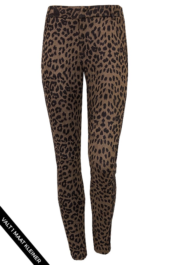 Lise Leopard Pants Green – shoparchief