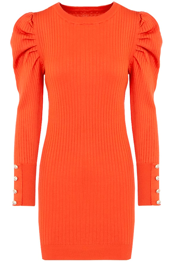 Louise Stretch Jurk Koraal β shoparchief