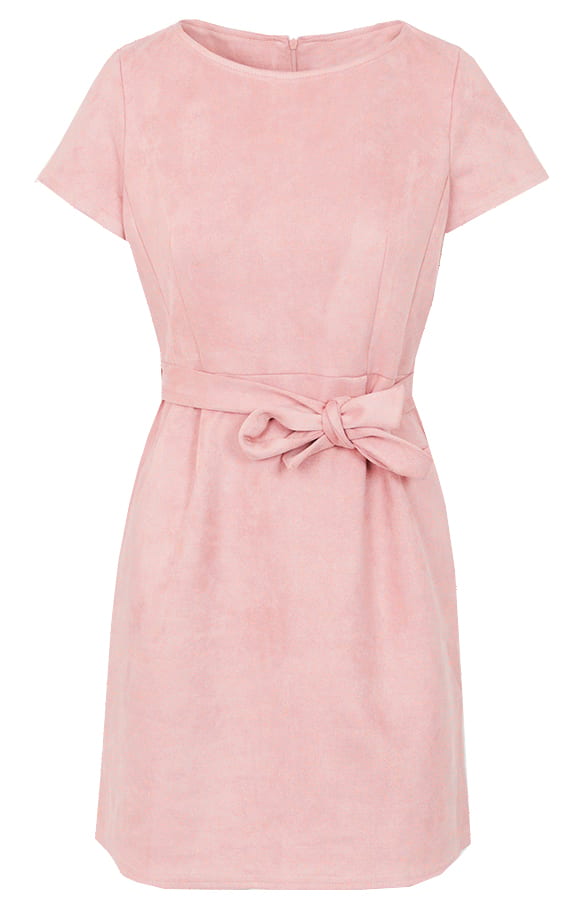 Margot Suede Jurk Roze – shoparchief