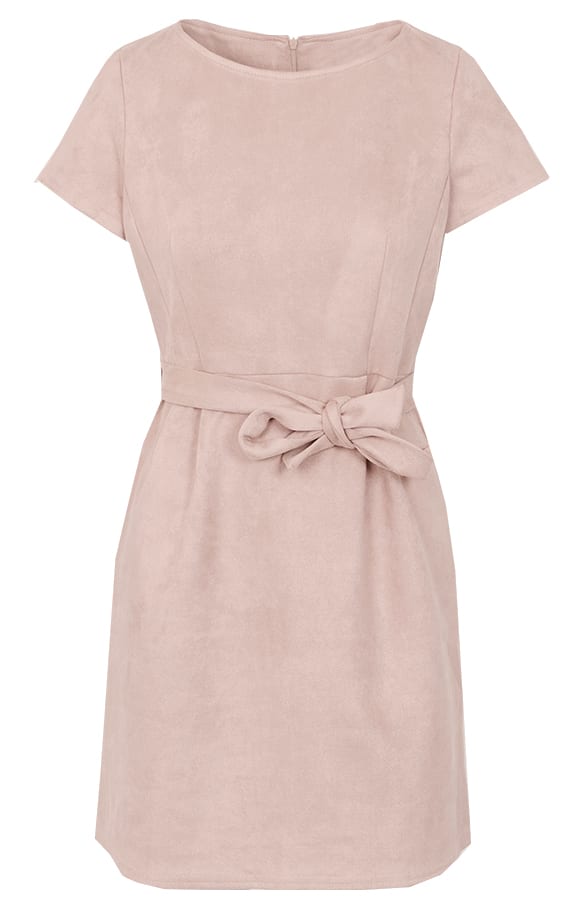 Margot Suede Jurk Taupe – shoparchief