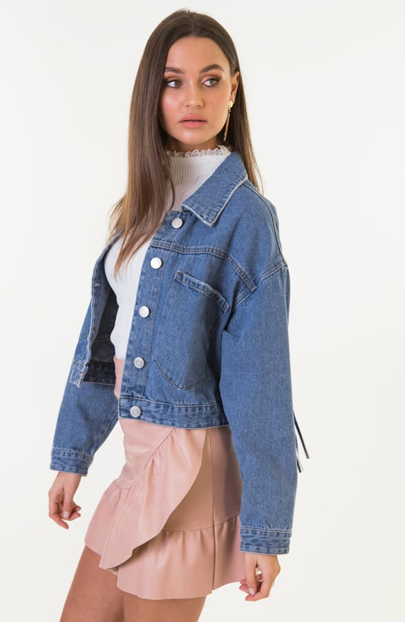 Roxy Fringe Spijkerjas – shoparchief — foto 5