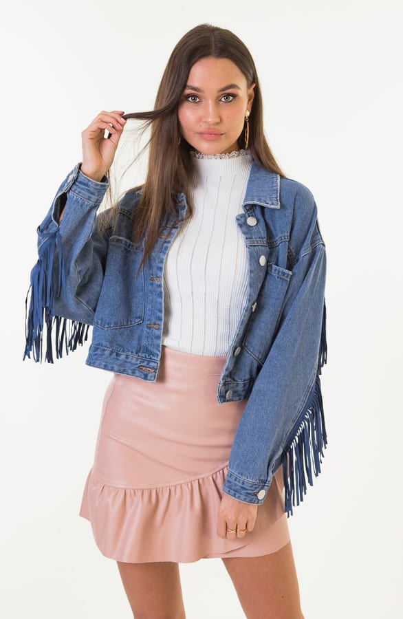 Roxy Fringe Spijkerjas – shoparchief — foto 4