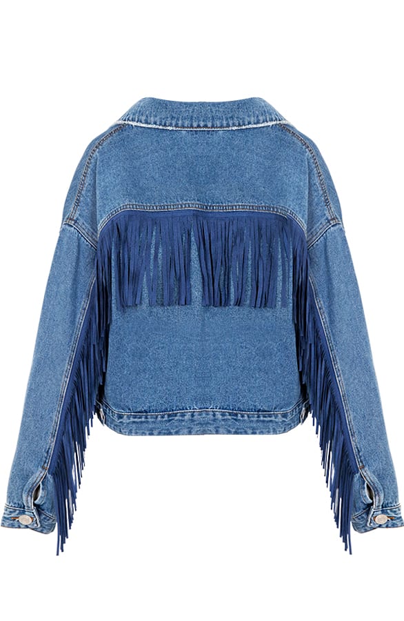 Roxy Fringe Spijkerjas – shoparchief