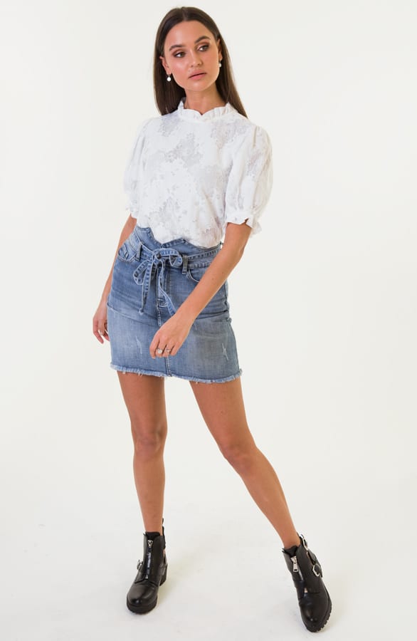 Spijkerrok Met Strik Lulu – shoparchief — foto 3
