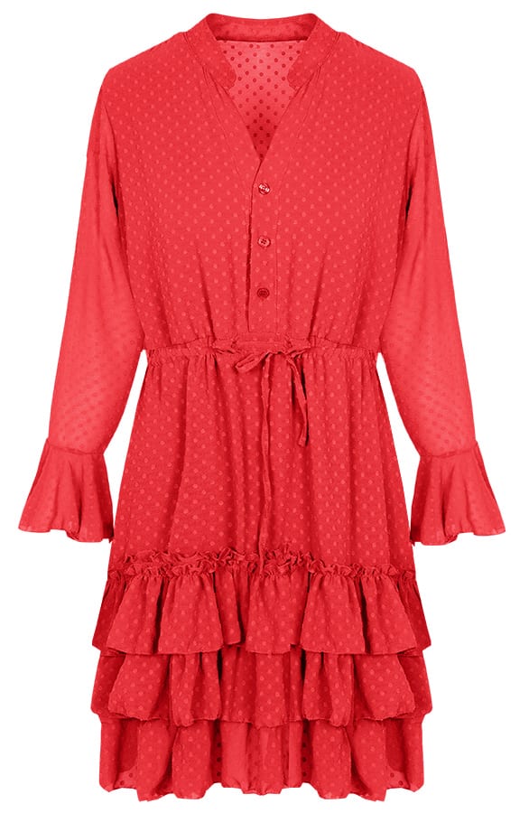 Stella Dress Red – shoparchief
